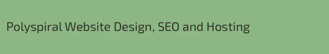 Polyspiral Website Design, SEO and Hosting